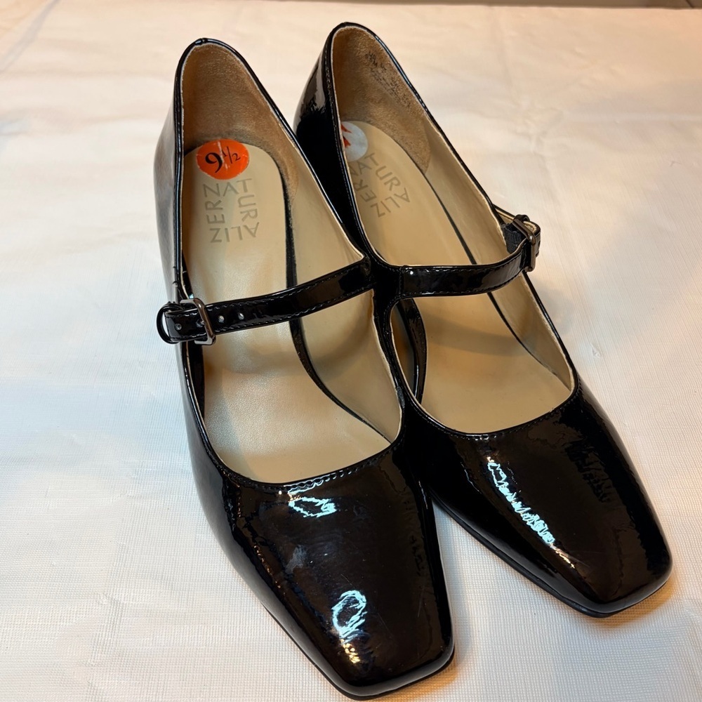 Naturalizer Black Patent Leather Heels
